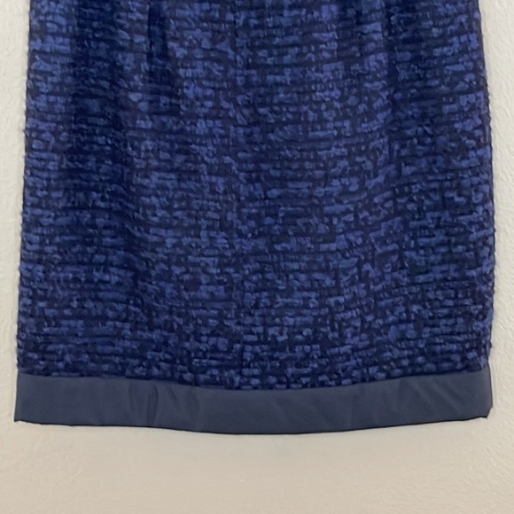 Sandro Navy Blue and Black Tweed Wool Blend Mini Dress Size 1 US Small - Picture 4 of 8